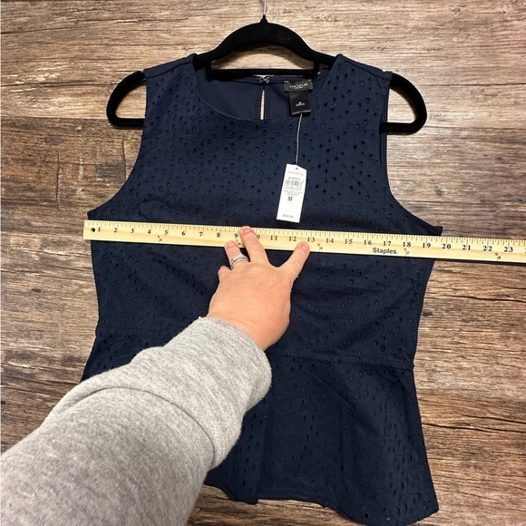 Ann Taylor Factory Navy Blue Tank Top Blouse - Picture 7 of 10